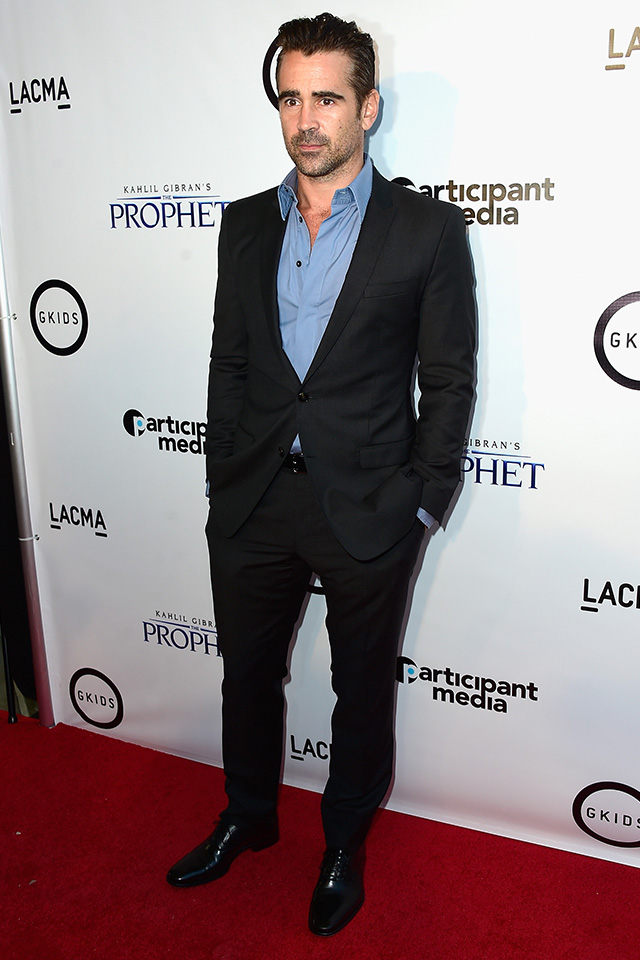 Сальма Хайек, Колин Фаррелл и Дастин Хоффман на премьере мультфильма "Пророк" (фото 2)