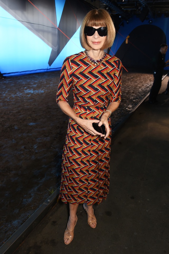 Анна Винтур Гости показа Hunter Original, весна-лето 2016 (фото 2)