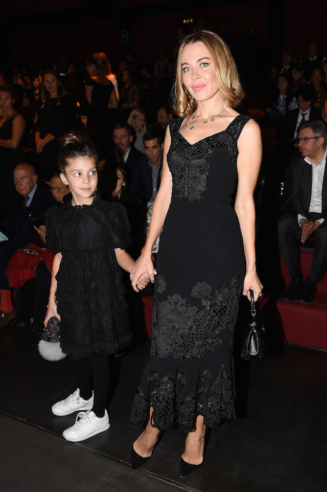 Ульяна Сергеенко Гости показа Dolce & Gabbana, весна-лето 2016 (фото 3)