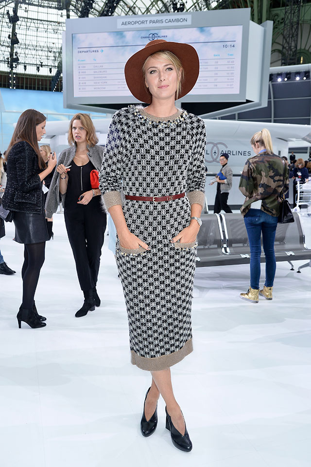 Мария Шарапова Гости показа Chanel, весна-лето 2016 (фото 2)