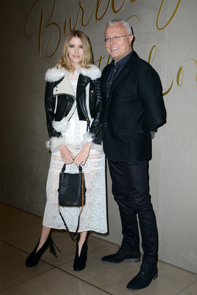 Елена Перминова и Александр Лебедев Премьера рождественского фильма Burberry в Лондоне (фото 5)