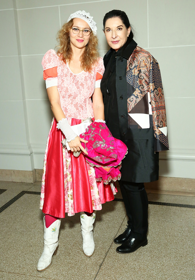 Агата Олек и Марина Абрамович Завтрак Бруклинского музея в честь Марины Абрамович и инициативы Women in the Arts (фото 3)