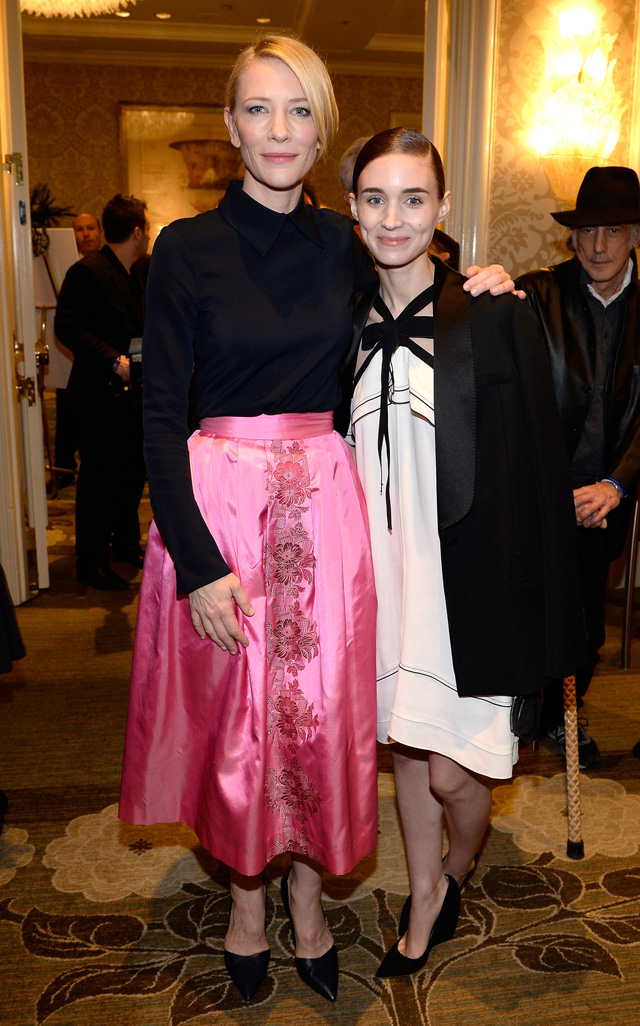 Кейт Бланшетт и Руни Мара Традиционное чаепитие BAFTA в Лос-Анджелесе (фото 1)