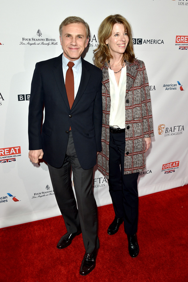 Кристоф Вальц и Джудит Хольсте Традиционное чаепитие BAFTA в Лос-Анджелесе (фото 3)