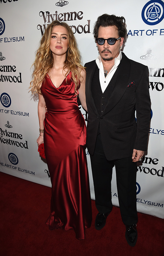Эмбер Херд и Джонни Депп Гости вечера Вивьен Вествуд The Art of Elysium (фото 3)