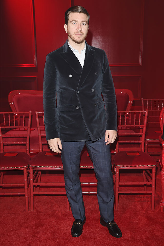 Алессандро Ройа на показе Gucci Гости недели мужской моды в Милане (фото 5)