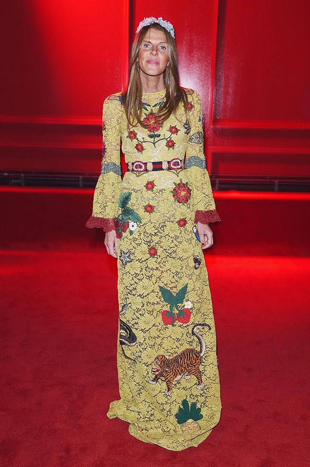 Анна Делло Руссо на показе Gucci Гости недели мужской моды в Милане (фото 4)
