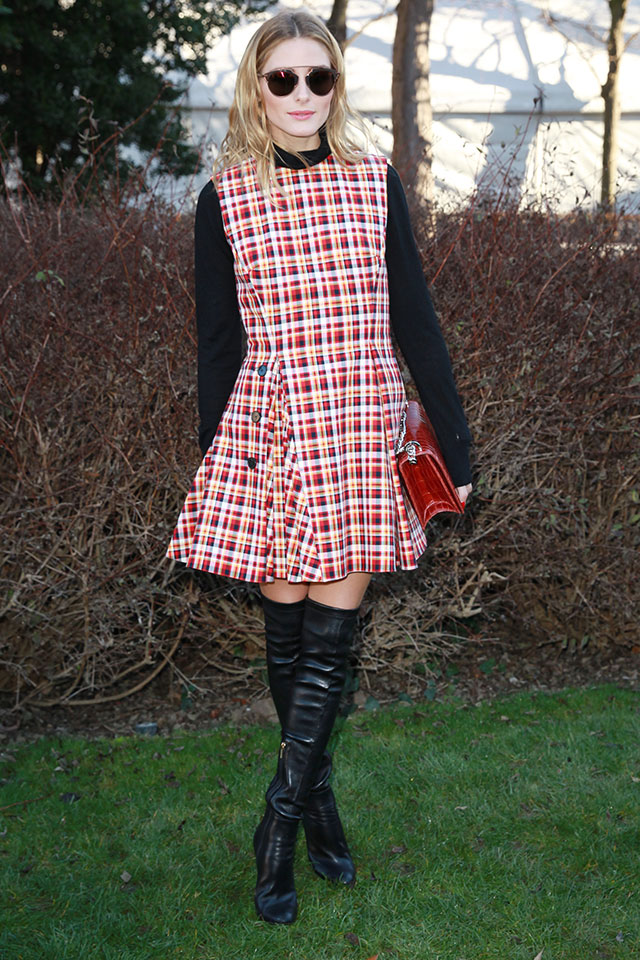 Оливия Палермо Гости показа Christian Dior в Париже (фото 12)