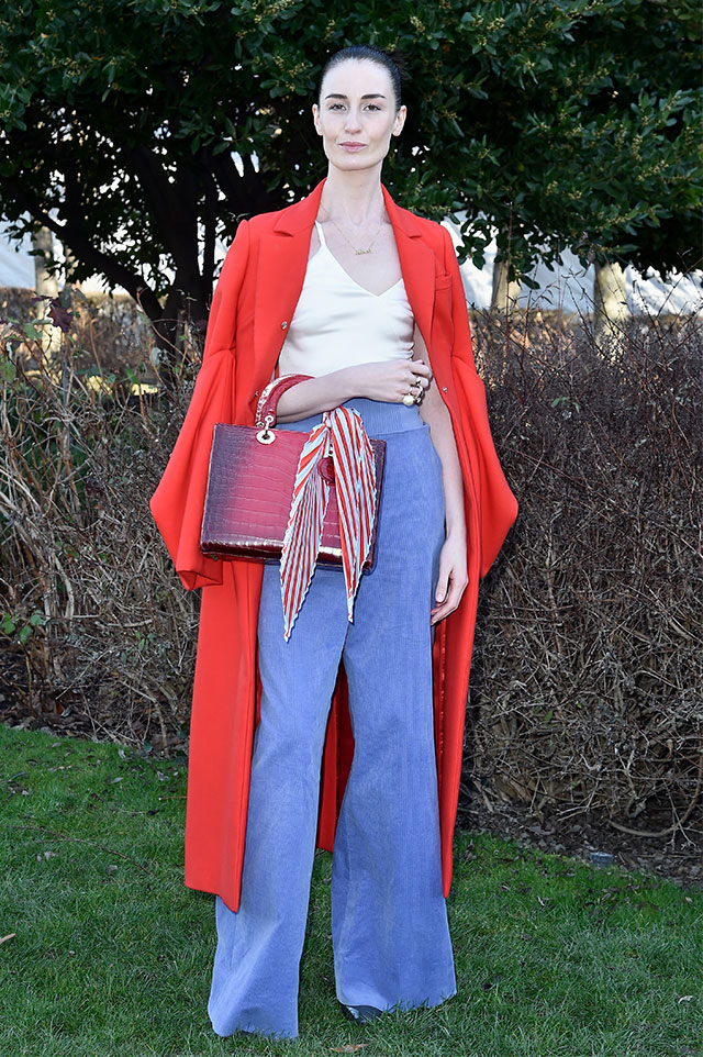 Эрин О'Коннор Гости показа Christian Dior в Париже (фото 11)