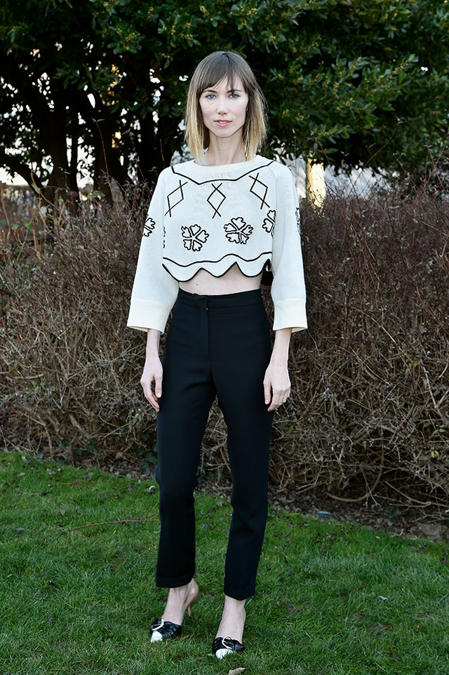 Аня Зюрова Гости показа Christian Dior в Париже (фото 10)