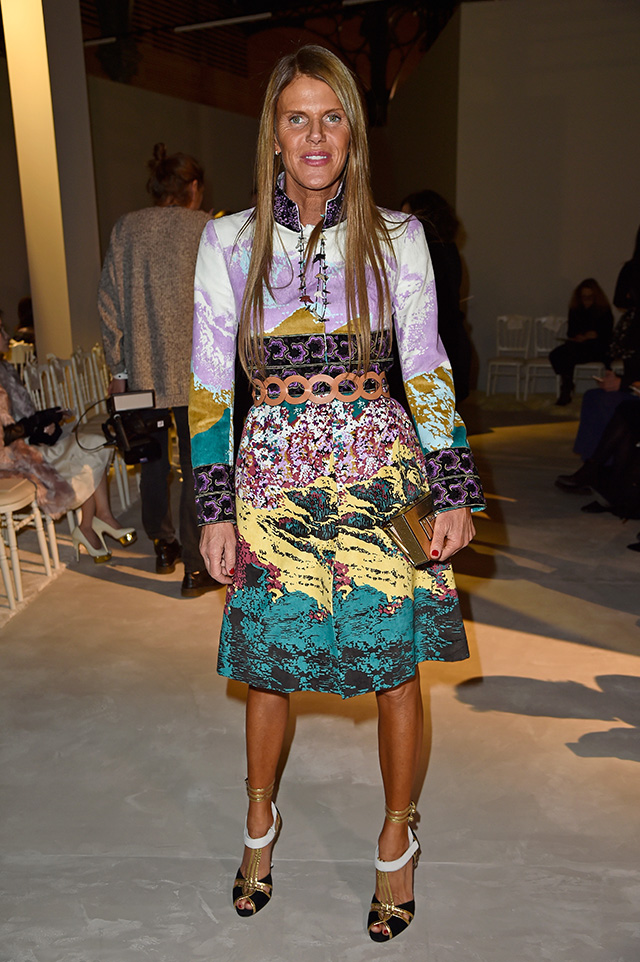 Анна Делло Руссо Гости показа Giambattista Valli в Париже (фото 5)