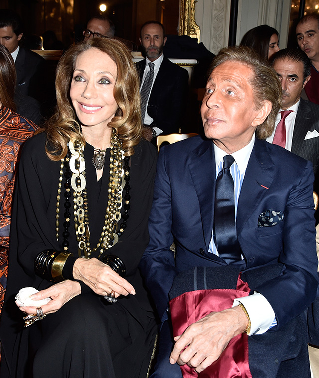 Мариса Беренсон и Валентино Гаравани Гости показа Valentino весна-лето 2016 (фото 4)