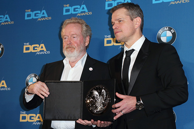 Ридли Скотт и Мэтт Дэймон Гости и победители 68-й премии Гильдии режиссеров Америки (фото 4)