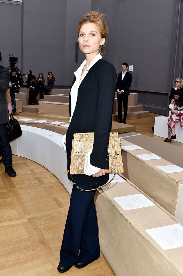 Гости показа Chloe осень-зима 2016 (фото 8)