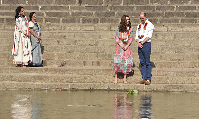 Принц Уильям и Кейт Миддлтон в Индии (фото 1)