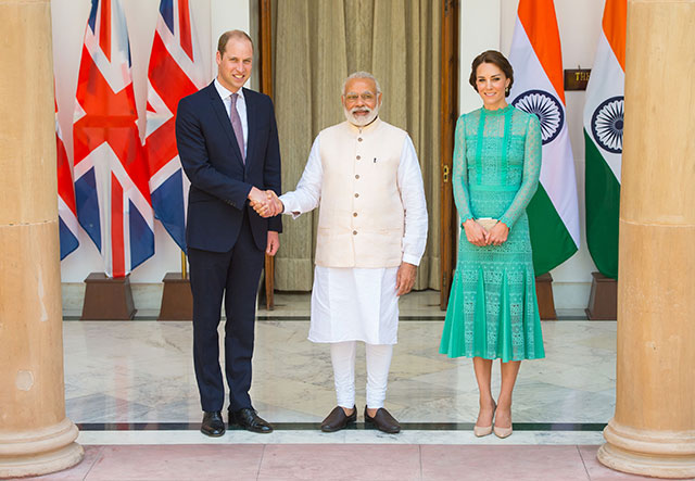 Принц Уильям и Кейт Миддлтон в Индии (фото 12)