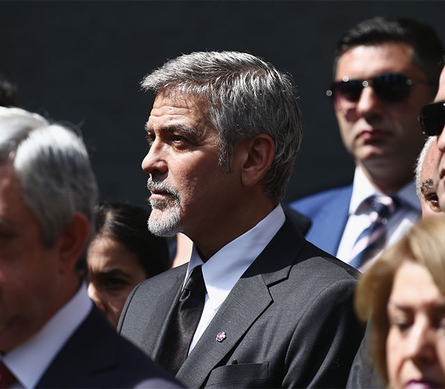 Джордж Клуни прибыл в Ереван для участия в первой церемонии Aurora Prize (фото 2)