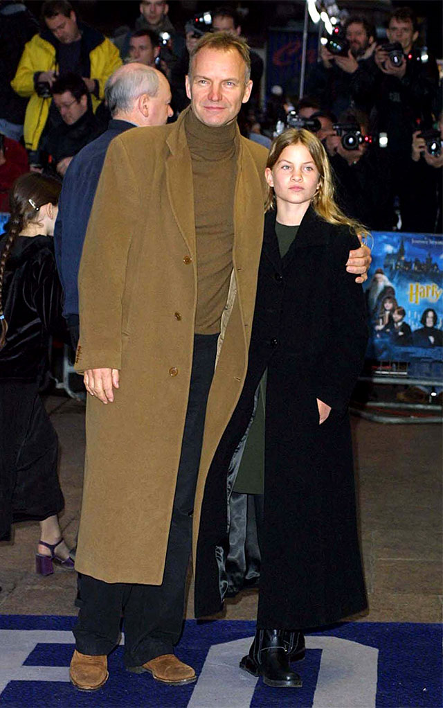 11-летняя Элиот с отцом Стингом, 2001 год Почему дочь Стинга круче, чем Стинг (фото 1)