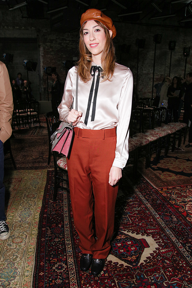 Джиа Коппола Гости показа Gucci, resort 2016 (фото 8)