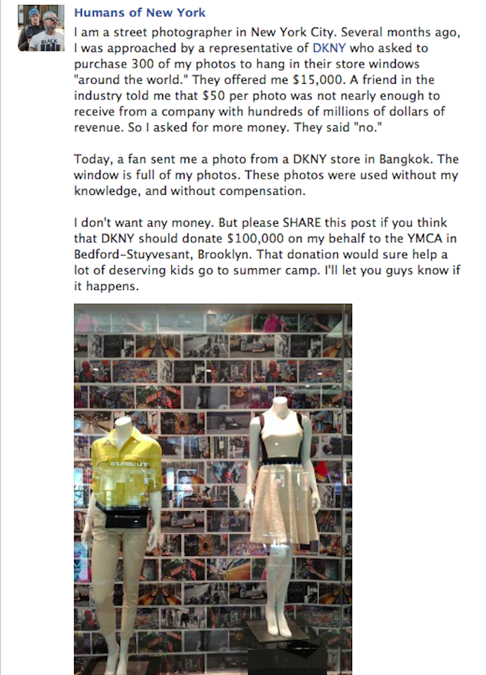 Новость Брэндона, размещенная на странице в Facebook Новость Брэндона, размещенная на странице в Facebook