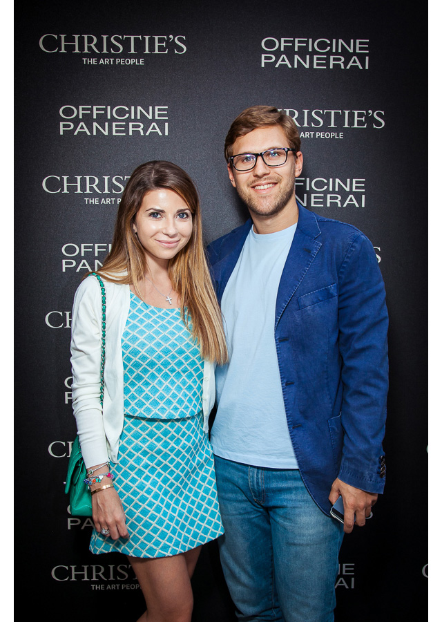Галина Юдашкина и Петр Максаков Коктейль по случаю открытия выставки в особняке Christie’s (фото 8)