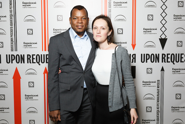 Джон Манн и Ильфина Шайхнутдинова Открытие выставки "До востребования. Коллекции русского авангарда из региональных музеев" (фото 6)