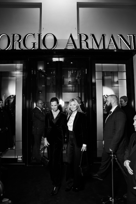 Кейт Мосс и Роберта Армани на коктейле и ужине Giorgio Armani (фото 1)