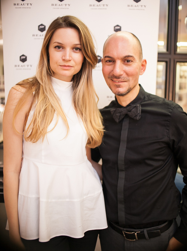 Валерия Дресвянская и Джон Цагарис Презентация Джона Цагариса в Buro Beauty (фото 1)
