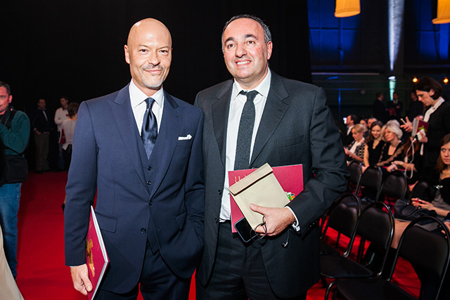 Федор Бондарчук и Александр Роднянский Вручение кинопремии "Золотой орел — 2016" (фото 2)