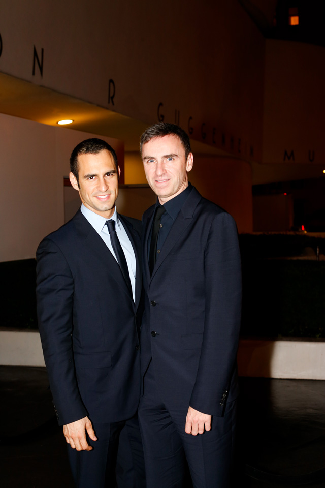Жан-Жорж Д'Орацио и Раф Симонс Гала-ужин музея Гуггенхайма и Dior (фото 1)