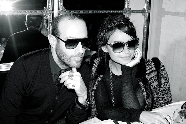 Тьерри Ласри и Мирослава Дума в очках Anorexxy 247 Тьерри Ласри и Мирослава Дума в очках Anorexxy 247