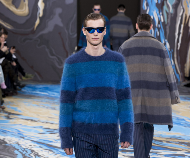 Неделя мужской моды в Париже: показ Louis Vuitton, осень-зима 2014 (фото 1)