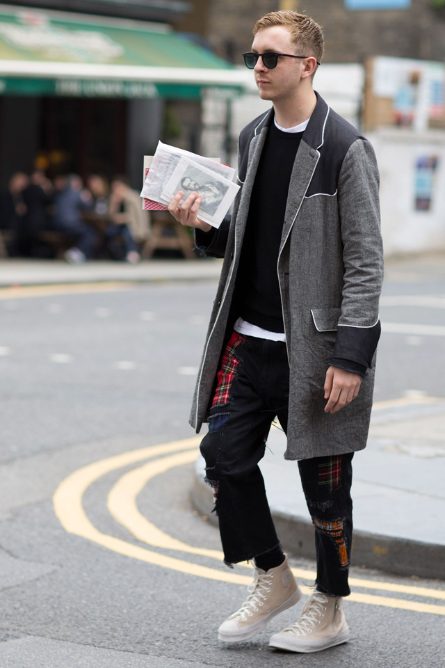 Неделя мужской моды в Лондоне, весна-лето 2016: street style. Часть 2 (фото 9)