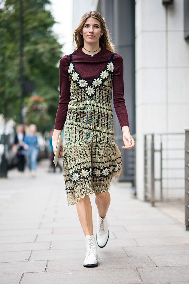 Что носят на Неделе моды в Лондоне: часть 3 (фото 9)