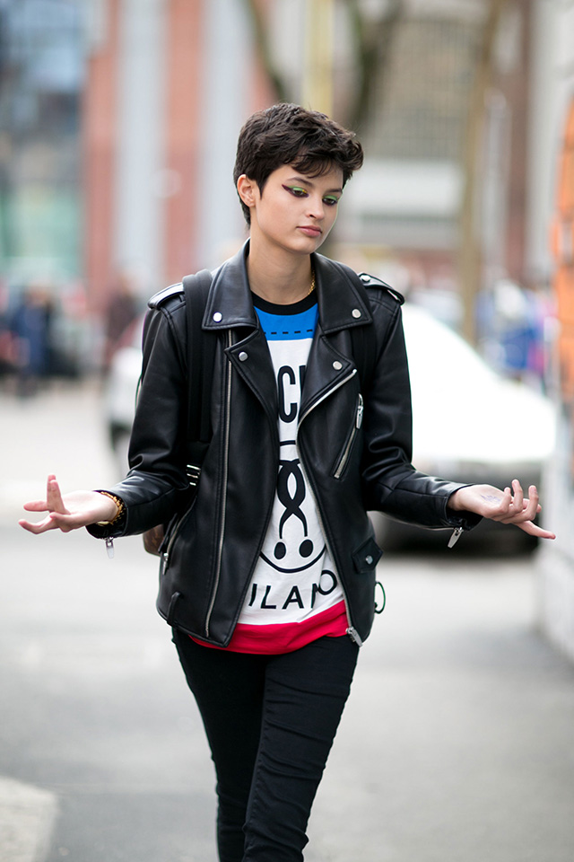 Неделя моды в Милане, осень-зима 2016: street style. Часть 2 (фото 25)