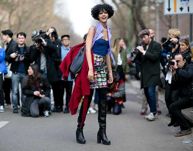 Неделя моды в Милане, осень-зима 2016: street style. Часть 2 (фото 27)