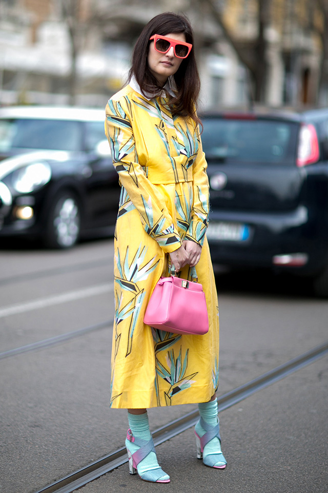 Неделя моды в Милане, осень-зима 2016: street style. Часть 2 (фото 16)