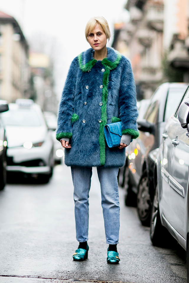 Неделя моды в Милане, осень-зима 2016: street style. Часть 4 (фото 5)
