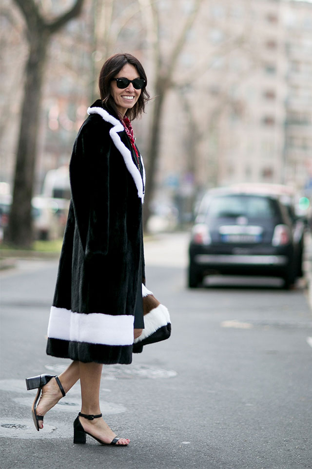 Неделя моды в Милане, осень-зима 2016: street style. Часть 1 (фото 21)