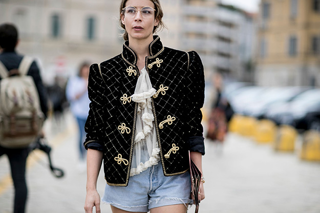 Что носят на Неделе моды в Милане: 1 часть (фото 17)
