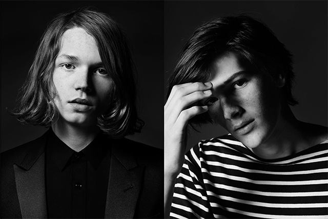 Джек Килмер и Дилан Броснан Сыновья Пирса Броснана и Вэла Килмера в рекламной кампании Saint Laurent (фото 1)