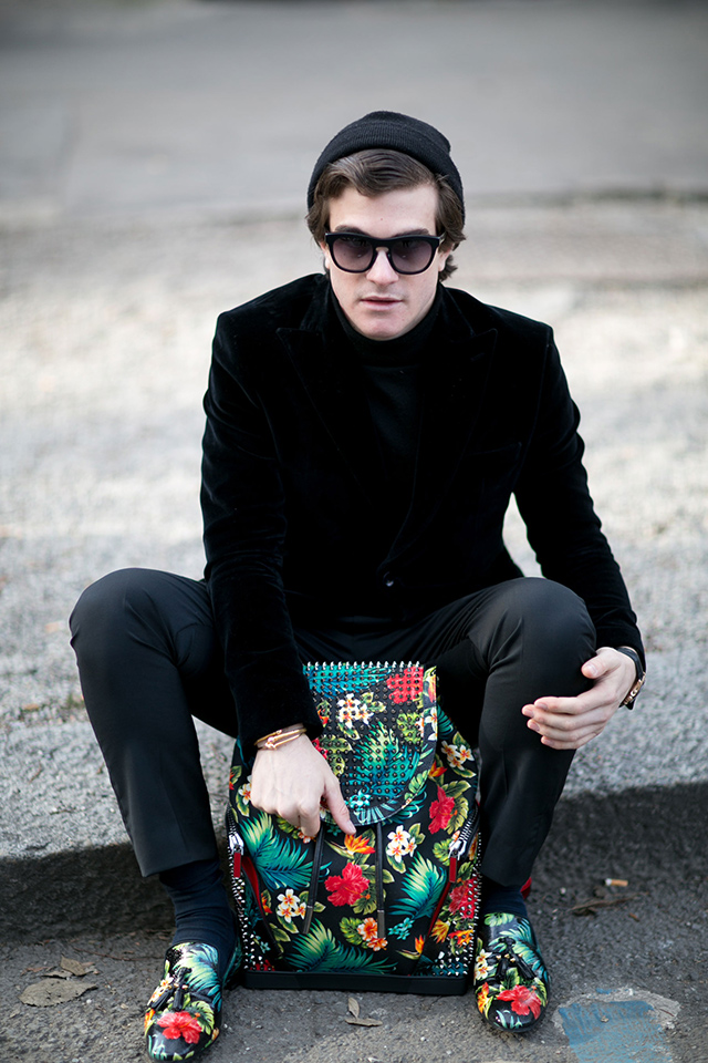 Неделя мужской моды в Милане, осень-зима 2016: street style. Часть 3 (фото 20)