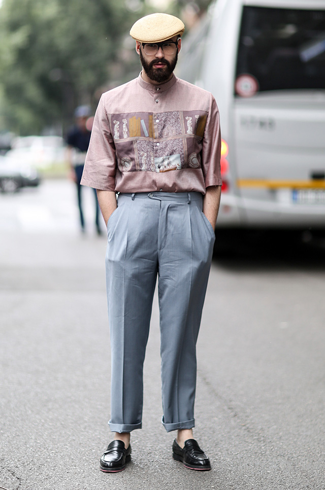 Неделя мужской моды в Милане S/S 2015: street style. Часть 2 (фото 4)