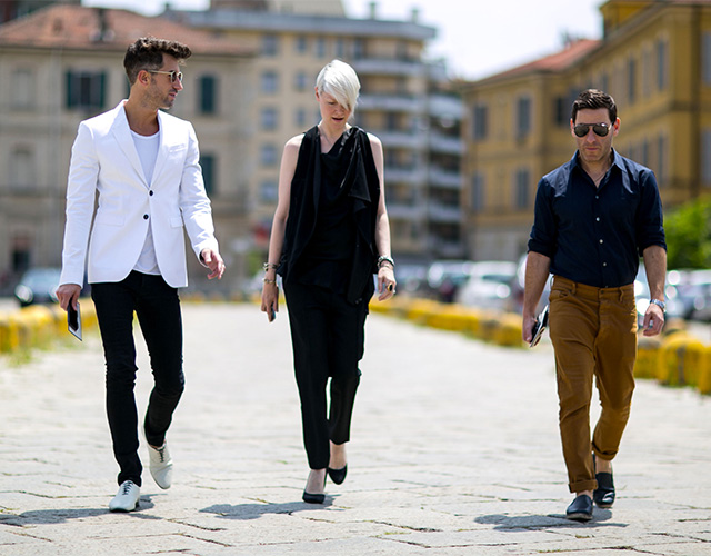 Неделя мужской моды в Милане, весна-лето 2016: street style. Часть 3 (фото 16)