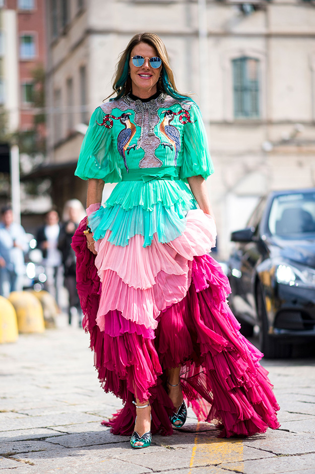 Что носят на Неделе моды в Милане: 1 часть (фото 10)