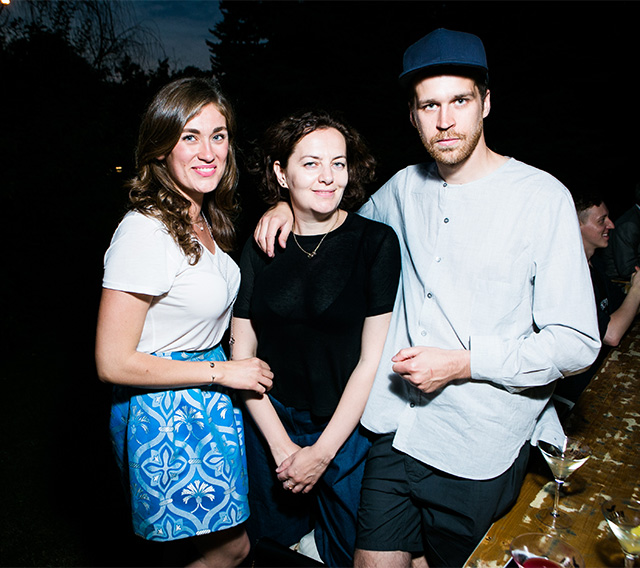 Дарья Котова, Анна Дюльгерова и Марк Щедрин Закрытие временного павильона "Гаража" от Шигеру Бана (фото 4)