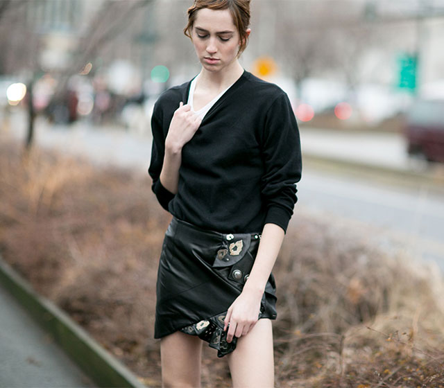 Неделя моды в Нью-Йорке, осень-зима 2016: street style. Часть 3 (фото 21)