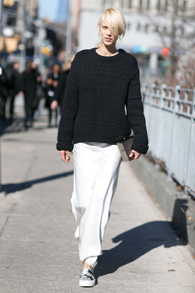 Неделя моды в Нью-Йорке, осень-зима 2016: street style. Часть 5 (фото 8)