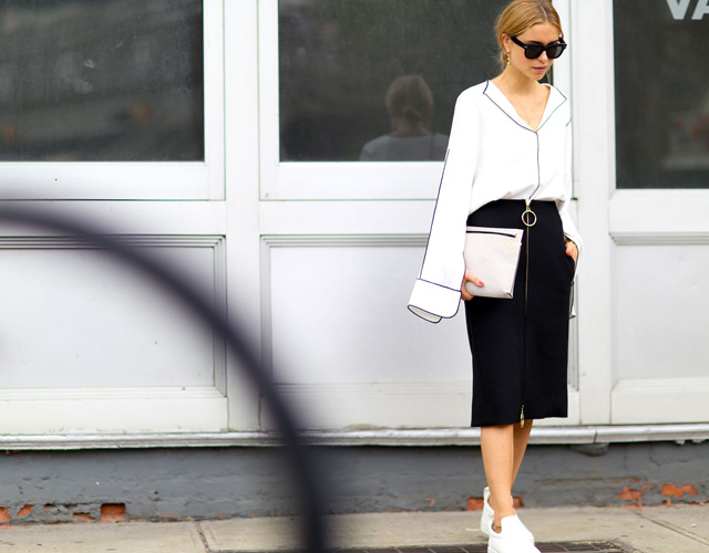 Неделя моды в Нью-Йорке весна-лето 2016: street style. Часть 2 (фото 9)