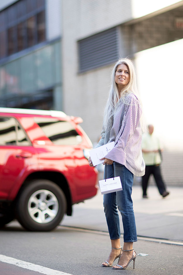 Что носят на Неделе моды в Нью-Йорке: 7 часть (фото 15)